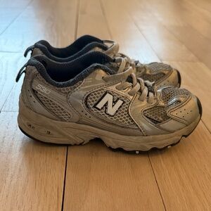 New Balance Kids' Grey and Navy 530 Sneakers